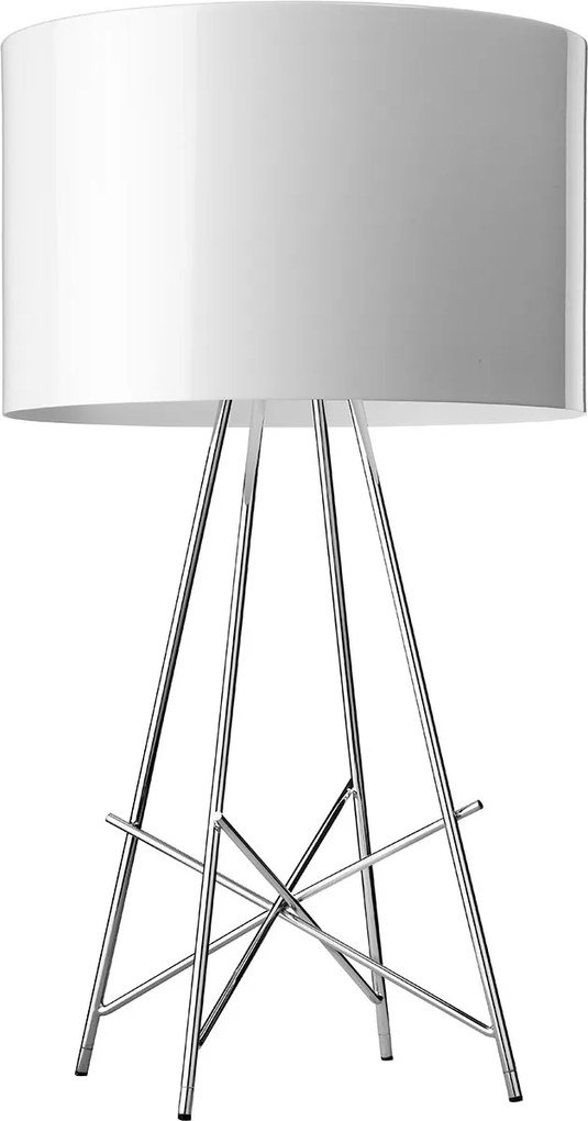 Ray - Lampă de masă albă din sticlă