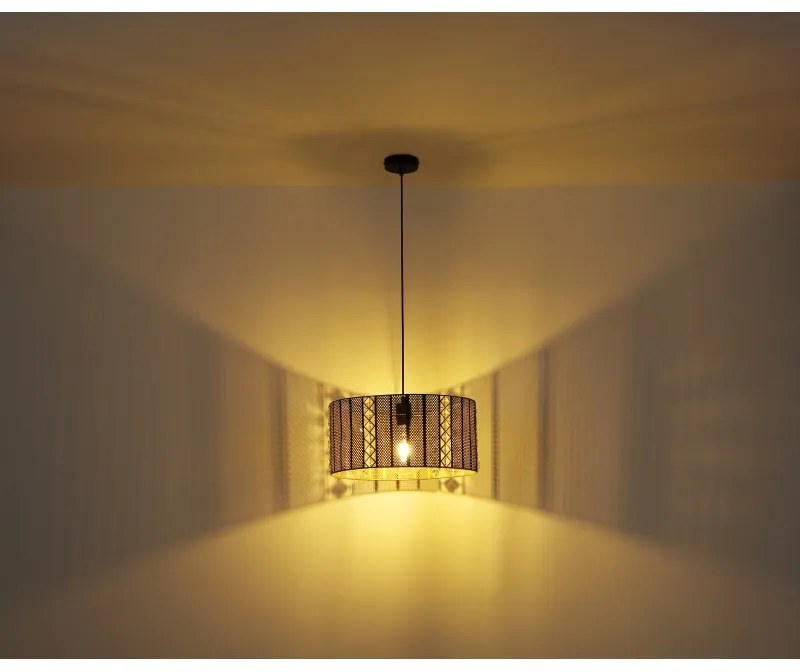 Pendul design modern ABINI negru 5450H GL