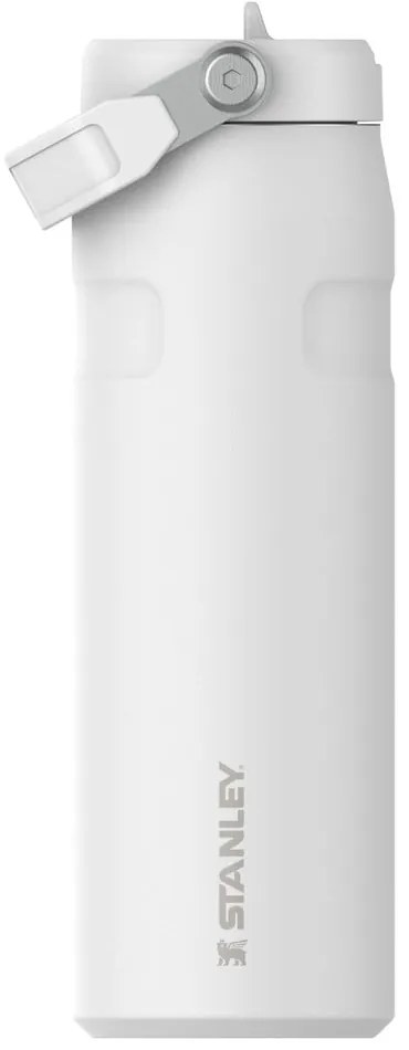 Termos alb din oțel inoxidabil 700 ml IceFlow™ Bottle Flip Straw 2.0 Frost – Stanley