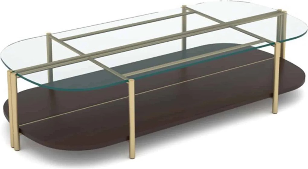 Masuta lemn masiv de Cafea Marquesa, 155 × 35 × 75 cm