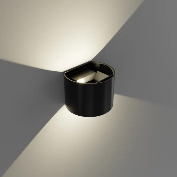 APLED - LED Aplică perete exterior OVAL 2xLED/3W/230V IP65