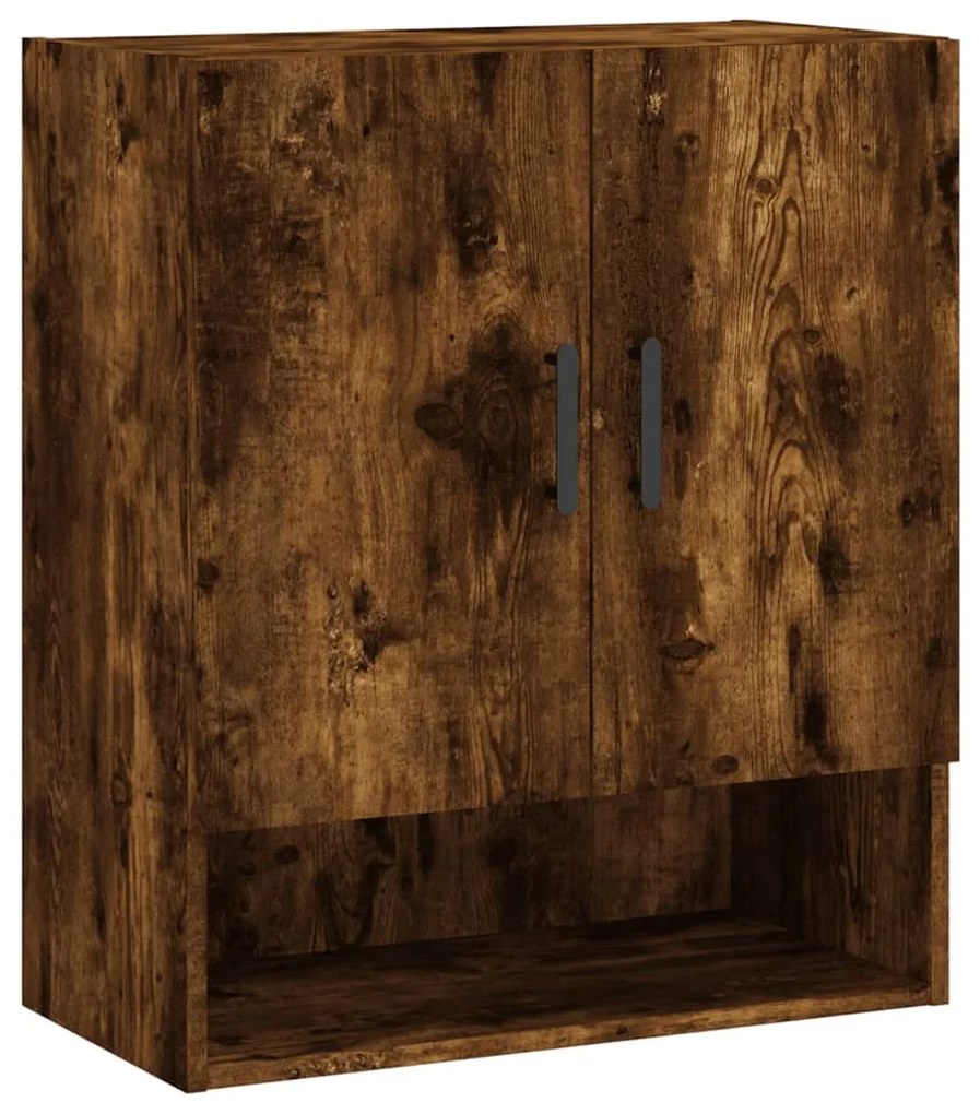 vidaXL Dulap de perete, stejar fumuriu, 60x31x70 cm, lemn compozit