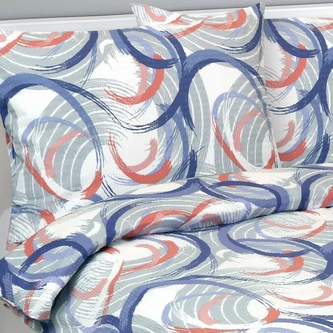 Lenjerie de pat Bellatex Bule creponată, 140 x 220 cm, 70 x 90 cm, 140 x 220 cm, 70 x 90 cm