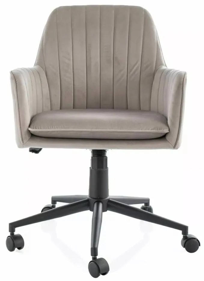 Scaun de birou Q886 velvet bej inchis Blu40