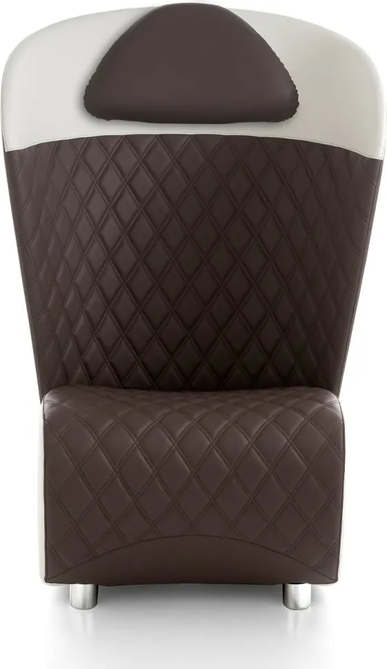 Koccola lemn masiv Top – Fotoliu cu spatar inalt si design geometric