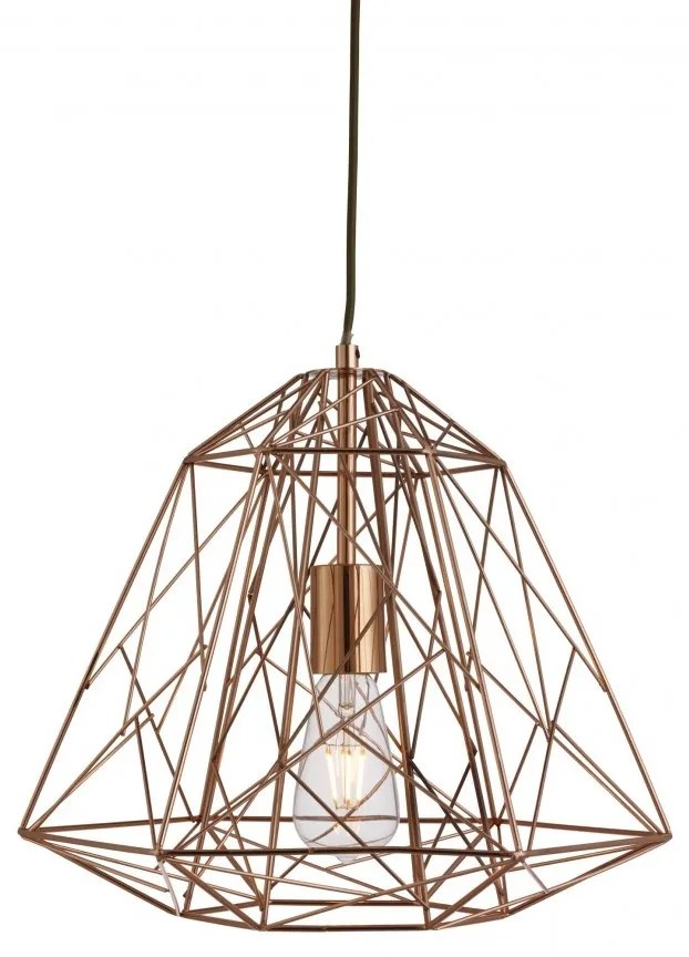 Lustra / Pendul design modern minimalist Geometric cupru 7271CU SRT