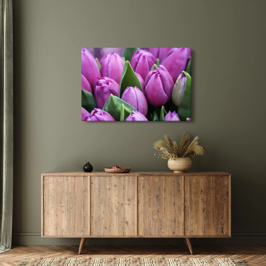 Tablou - florile lalelelor (90x60 cm)