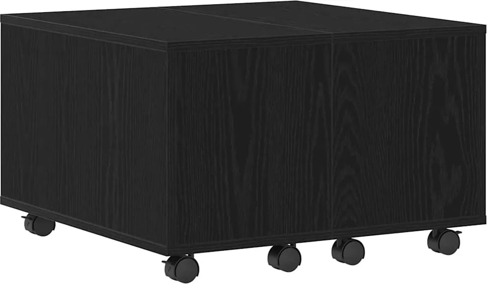 vidaXL Masă de cafea Stejar negru 60 x 60 x 38 cm Lemn compozit