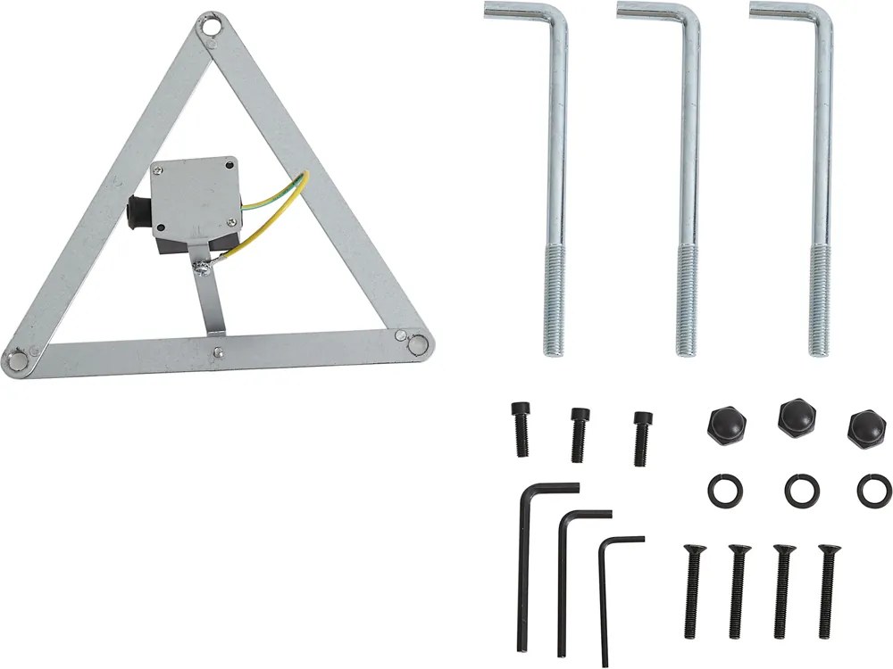 Felinar clasic de exterior negru cu auriu 200cm 3 lumini IP44 - Daphne