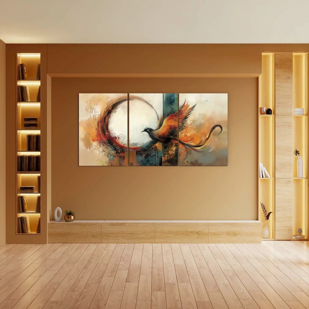 DUBLEZ | Tablou triptic - Phoenix