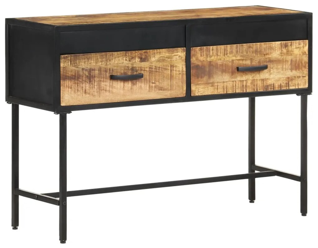 vidaXL Masă consolă, 110x35x75 cm, lemn de mango nefinisat