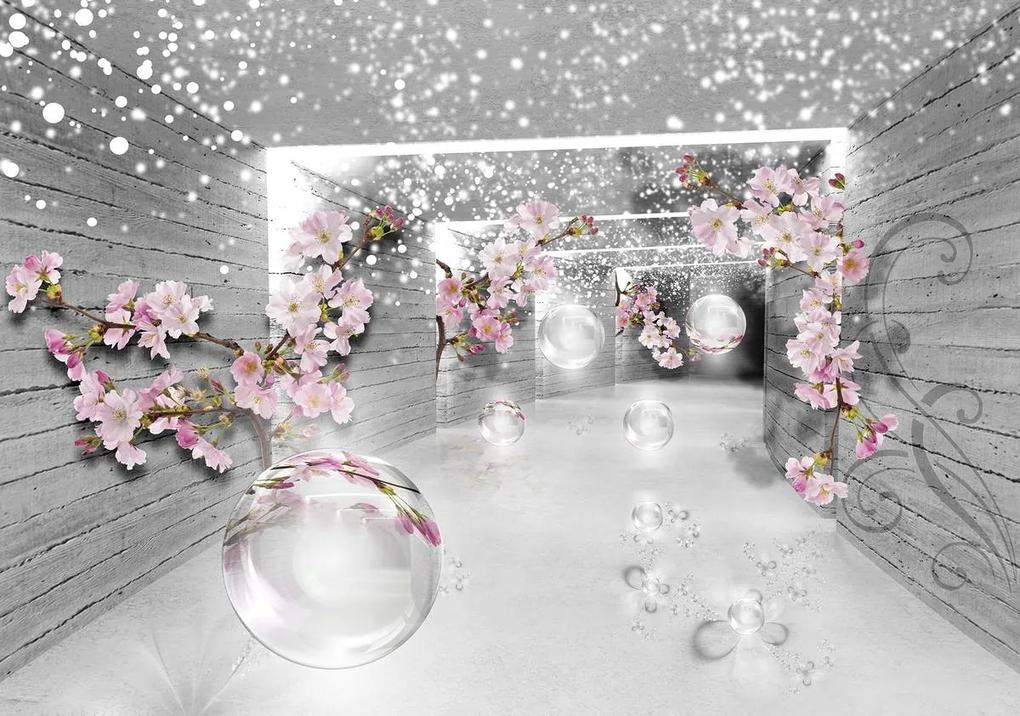 Fototapet - Tunel miraculos cu flori (152,5x104 cm), în 8 de alte dimensiuni noi