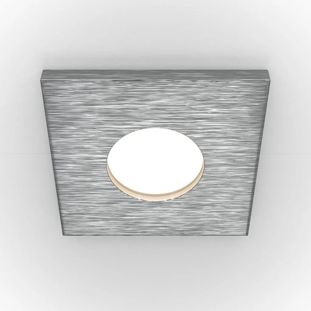 Spot incastrabil design tehnic IP65 Stark argintiu 8,4x8,4cm