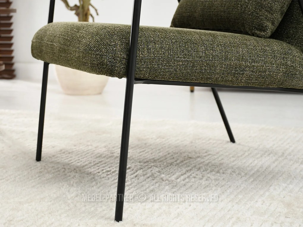 Fotoliu Elba (verde + nuc). Promo -24%. 1110002