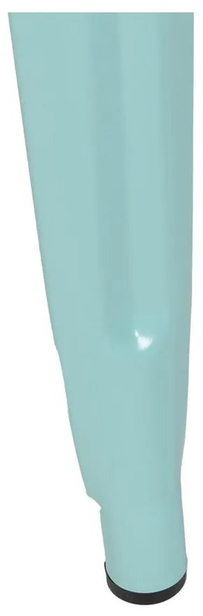 Set de scaune de bar turcoaz 2 buc. din metal (înălțime șezut 76,5 cm) – Ixia