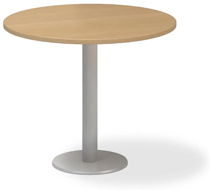 Masa de intalnire ProOffice, diametru 90 cm, fag