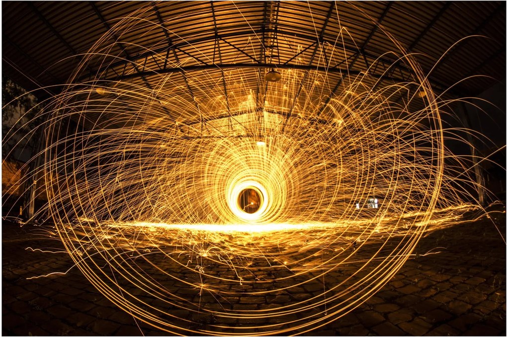 Tablou - Disc luminos (90x60 cm)
