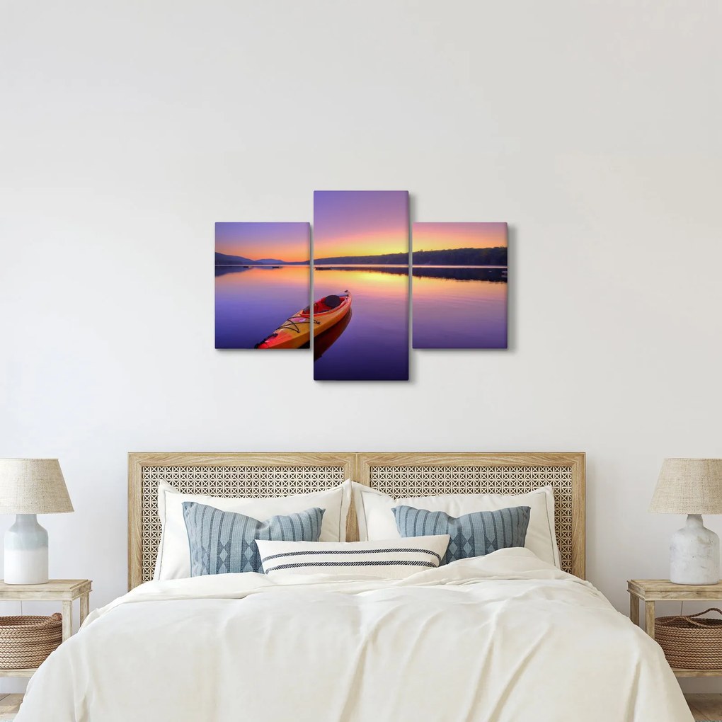 Tablou - Kayak pe lac (90x60 cm)