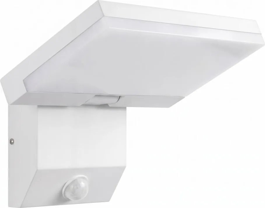 Aplica LED de perete pentru exterior cu senzor LED/18W/230V IP44 albă
