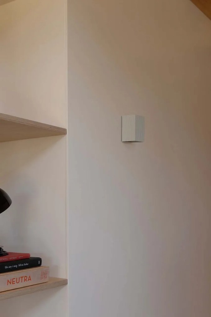 Aplica perete aluminiu alb, 1xGU10, LUNE square