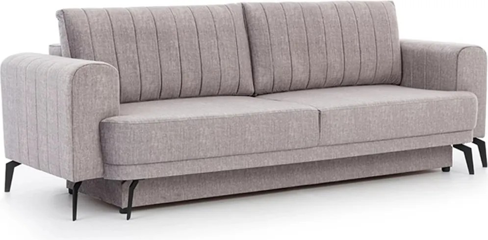 Canapea extensibilă Luzano - catifea gri Vogue 14