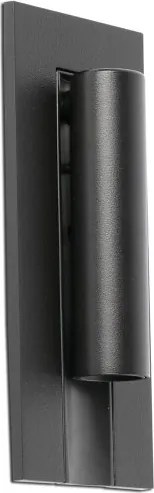 Aplica cu reader LED directionabil stil minimalist GABO negru