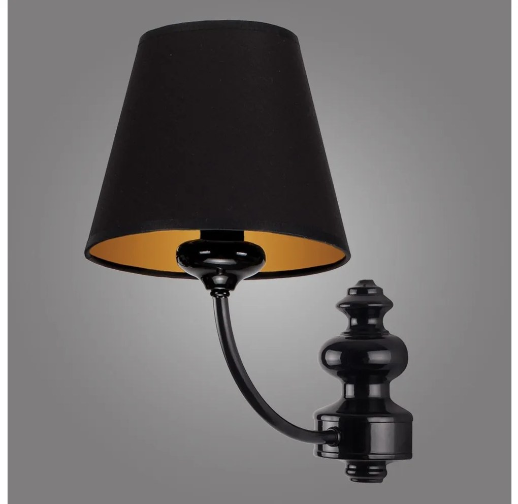 Kemar LR/K/1/B - Aplică perete LABRADO 1xE14/60W/230V
