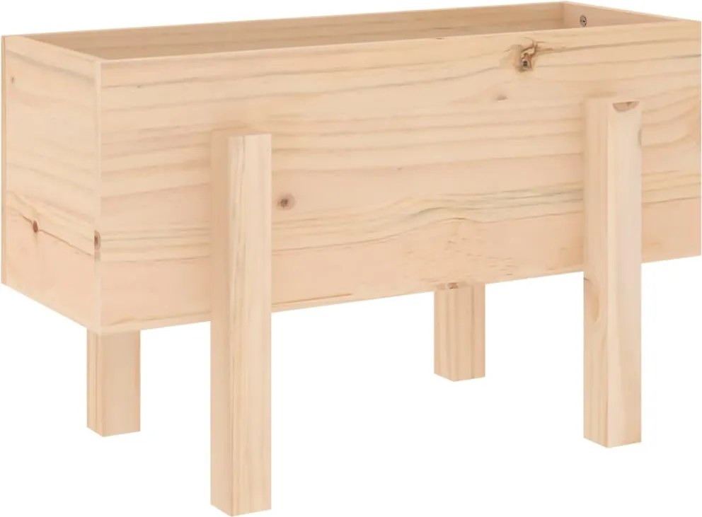 vidaXL Jardinieră de grădină, 62x30x38 cm, lemn masiv de pin