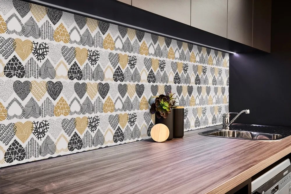 Panou perete Inimi decorative