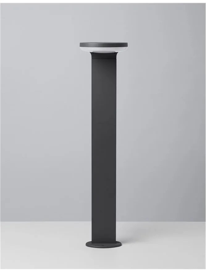 Stalp LED modern pentru iluminat exterior IP54 ENZI H-80cm