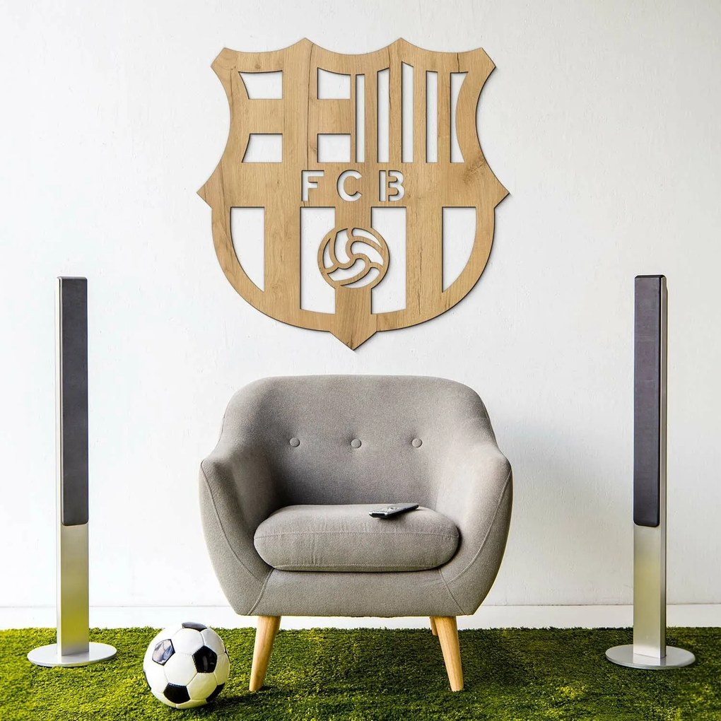 DUBLEZ | Sticker FC Barcelona din lemn