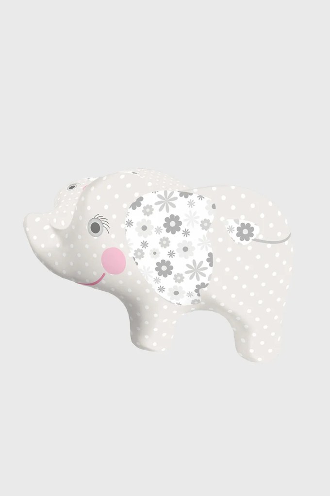 Perna copii Elefant bej 40x40 cm