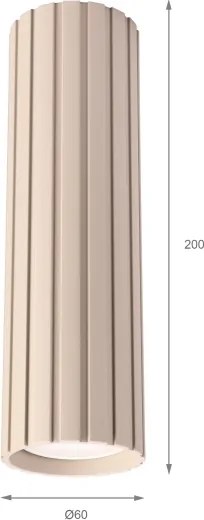 Brilagi - Spot CRISPINA 1x GU10/10W/230V, 20 cm, bej