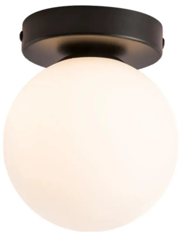 Lustra Cu Glob Mat alb E27
