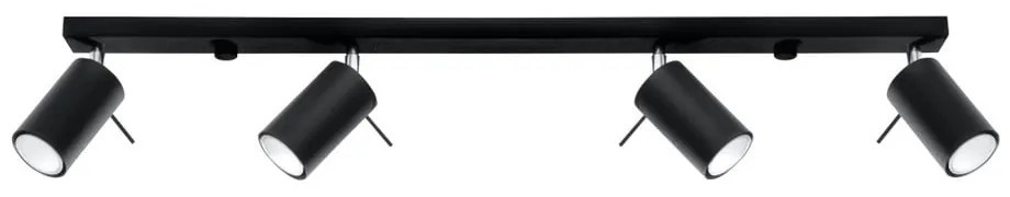 Lustră Sollux Etna 4L, negru