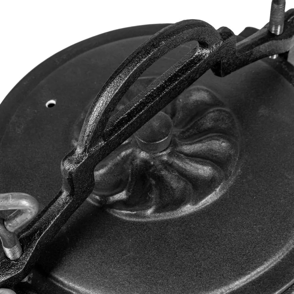 Oală din fontă cu picioare 5 litri emailată