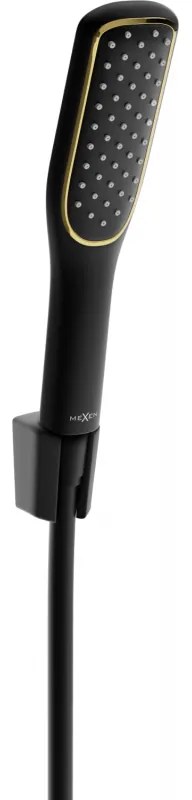 Mexen R-49 set de duș în puncte, Neagră/Aurie - 785495052-75