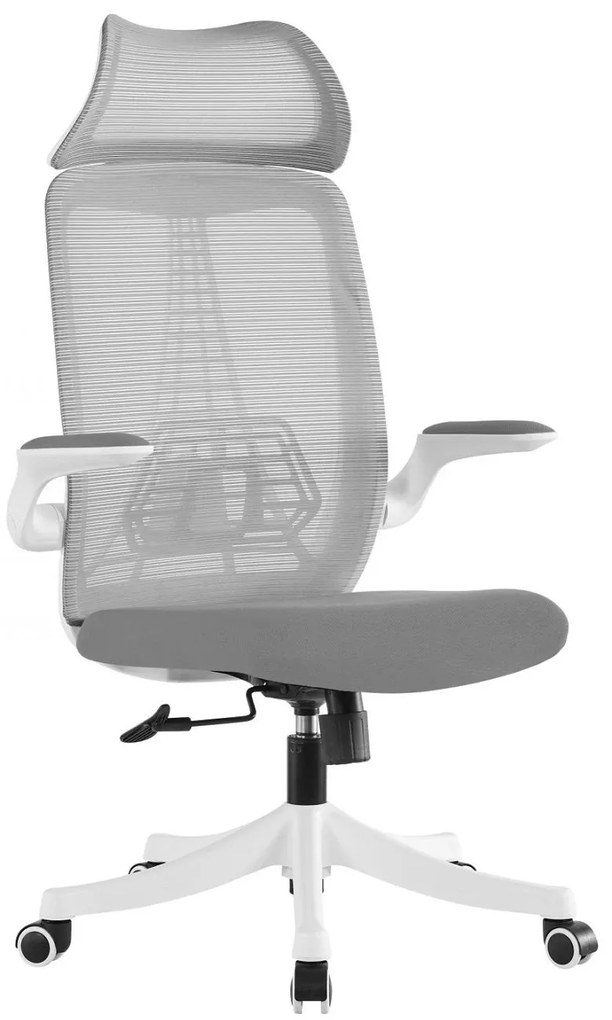 RESIGILAT- Scaun ergonomic Babur-H, spatar Mesh, sezut textil, Gri