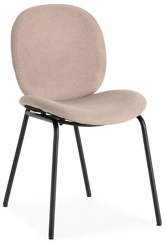 Scaune de dining bej 2 buc. Cori – Marckeric