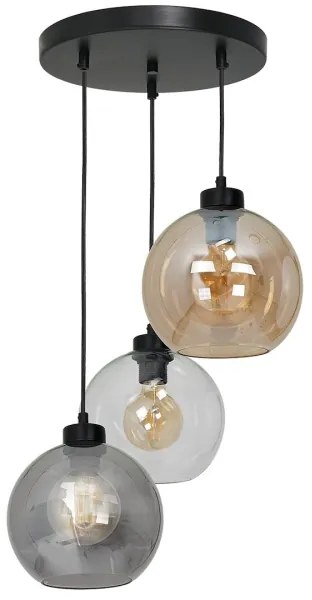 Sticlă de schimb universală SOFIA pentru E27, Ø 20 cm, bej fumat