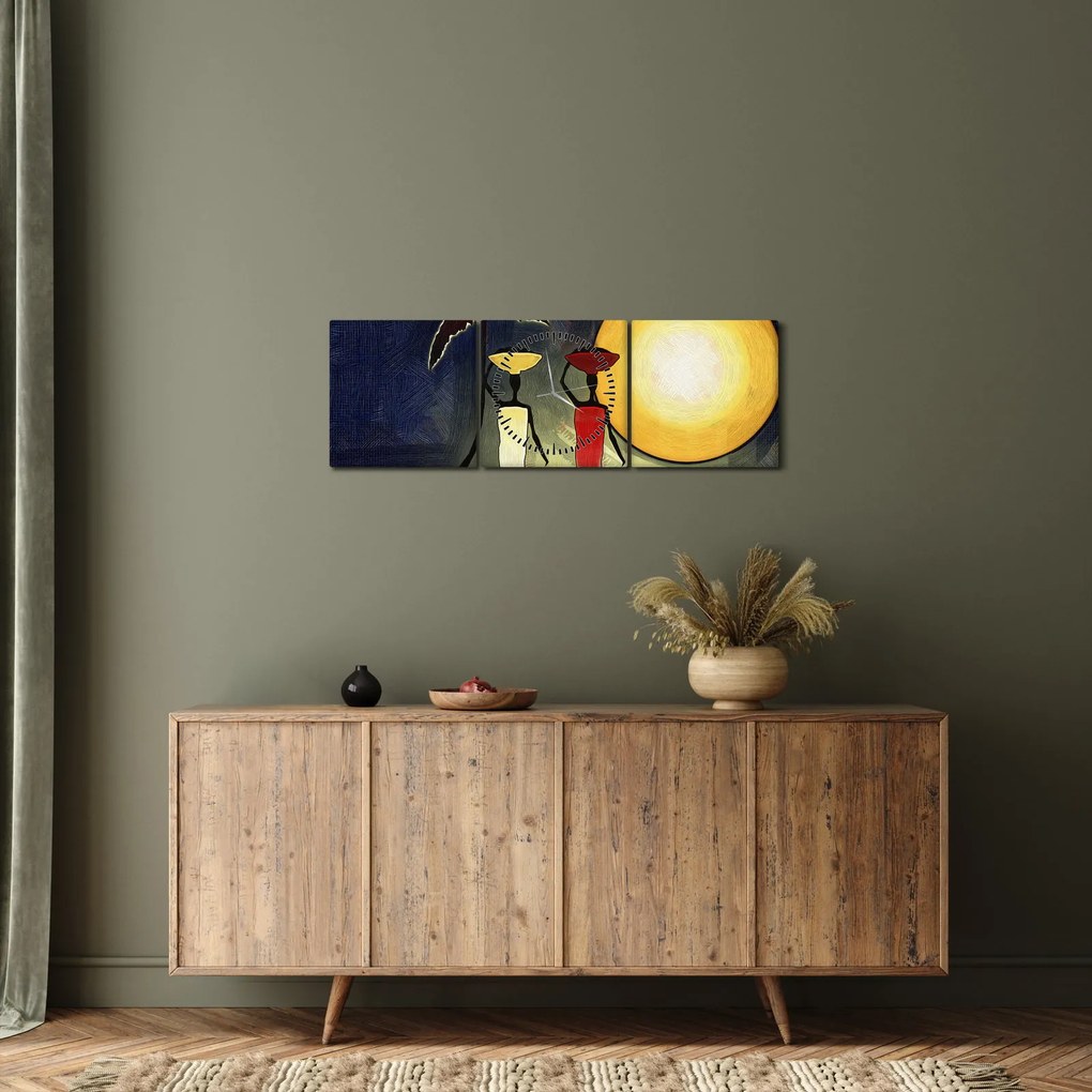 Tabloupicturii străveche (cu ceas) (90x30 cm)