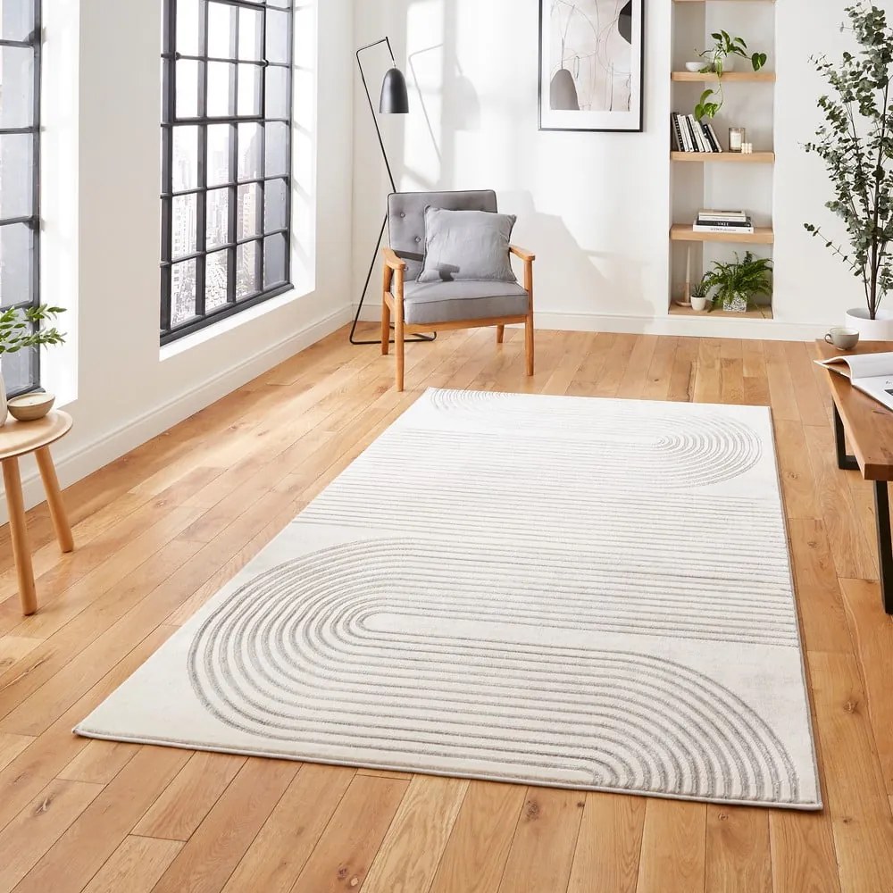 Covor gri deschis/crem 80x150 cm Apollo – Think Rugs