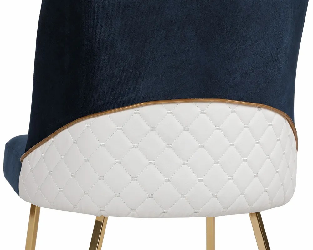 Set de scaune de sufragerie Madrid Dark Blue, 2buc., 2 buc.