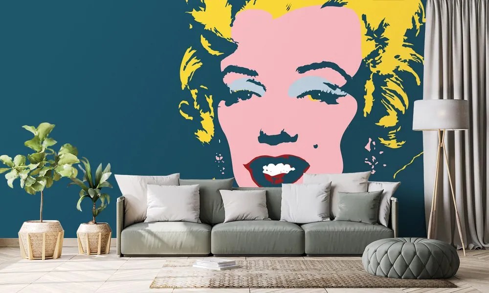 Tapet autoadeziv Marilyn Monroe în design pop art