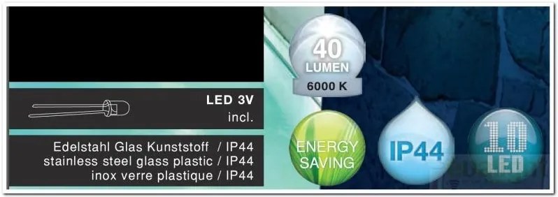 Aplica exterior modern LED IP44 Dana 32401 GL