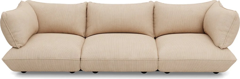 Canapea modulară Sumo Sofa Grand din catifea reiată, culori multiple - Fatboy Culoare: bej (adevărat)