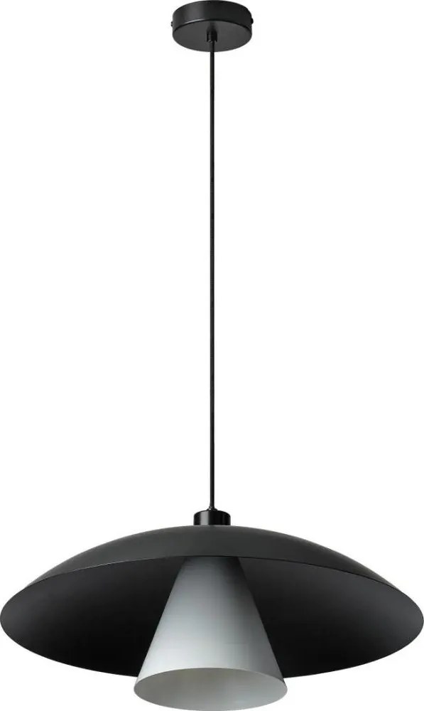 Osram - Pendul cu cablu DECOR FLYING MUSHROOM 1xE27/25W/230V, Ø 50 cm, negru