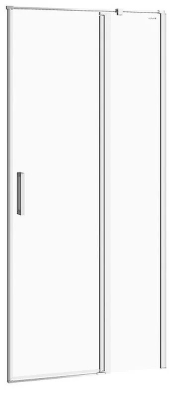 Usa sticla dus batanta 90x195 cm profil crom Cersanit Moduo, montare dreapta 900x1950 mm, Dreapta