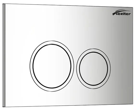 Clapă de acționare pentru toaletă cromată Roya 082