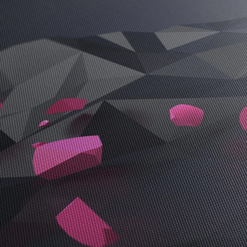 Tablou 3D abstracție (cu ceas) (90x30 cm)